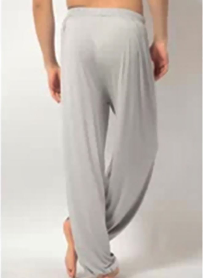 Low Rise Trousers Light Grey