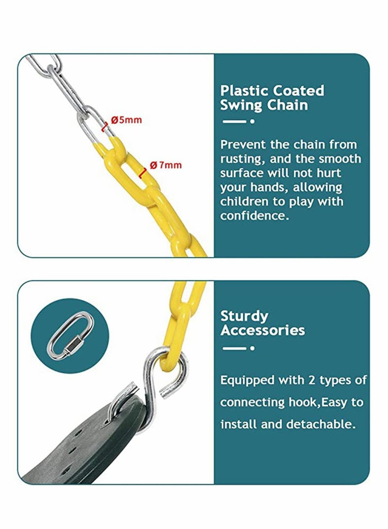 Heavy Duty Swing Seats, Outdoor Playground Set Accessories with 66