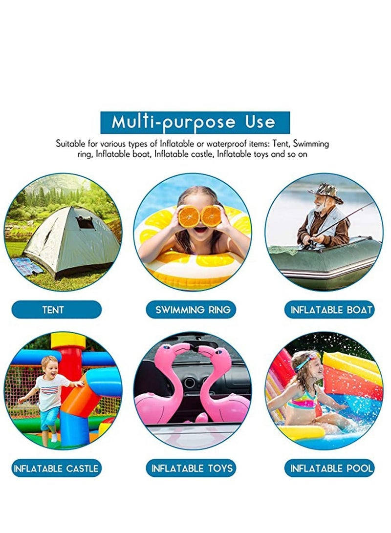 20 Pieces TPU Inflatable Patch Repair Kit, Air Mattresses Tool for Toys Swimming Pools Ring Boats