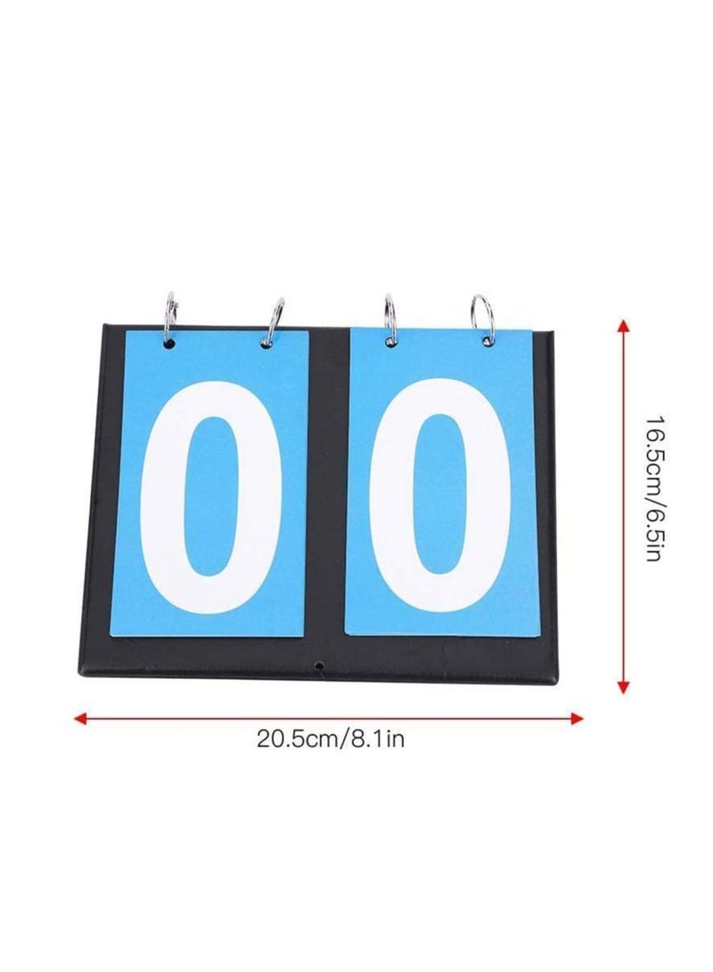 Scoreboard, Football Game, 2 Digit Flip Number Scoreboard Sports Score Counter For Table Tennis Basketball