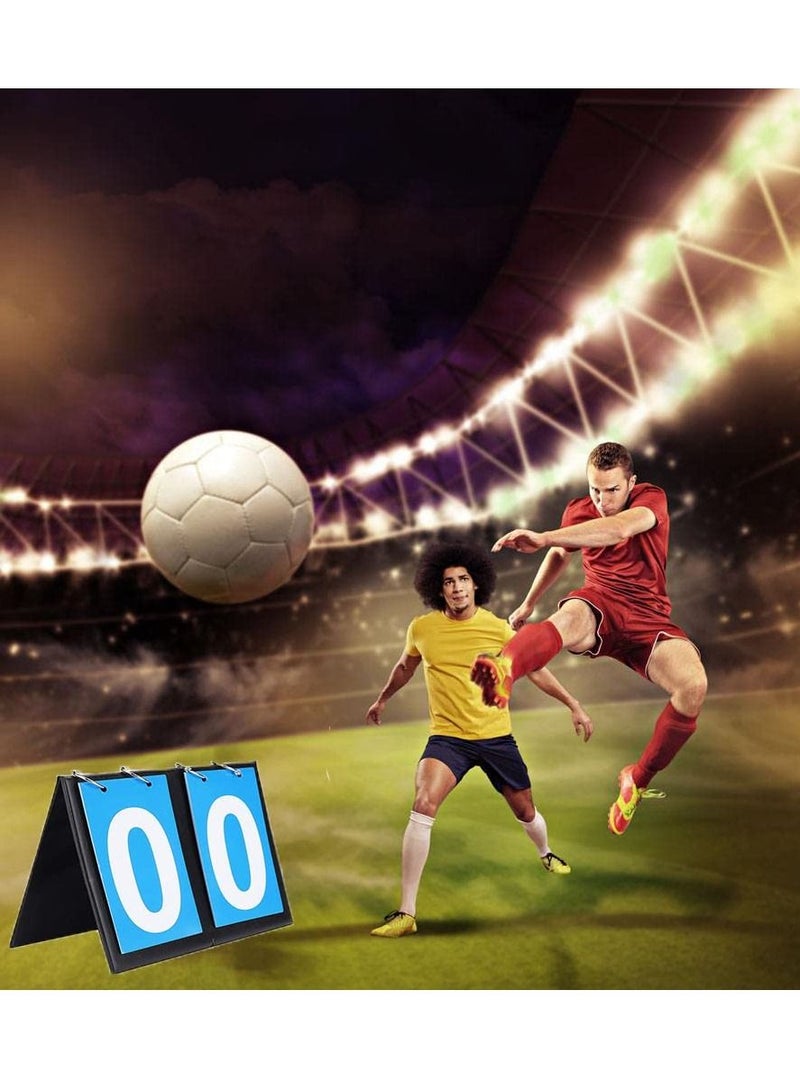 Scoreboard, Football Game, 2 Digit Flip Number Scoreboard Sports Score Counter For Table Tennis Basketball