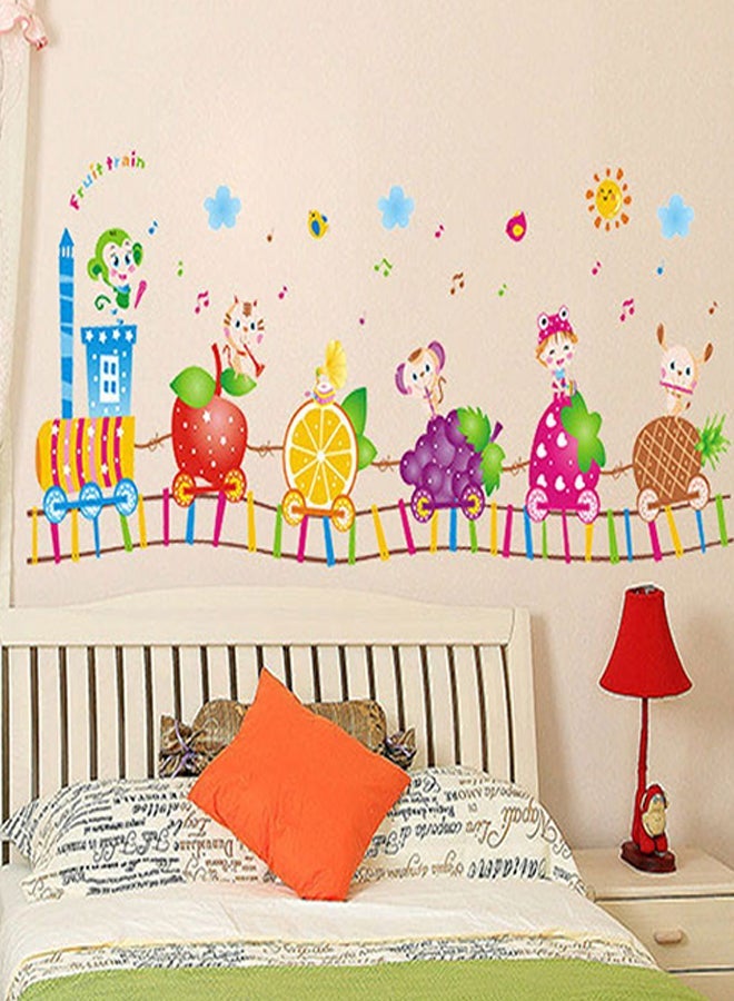 Cartoon Removable Wall Sticker Multicolour 60x40centimeter