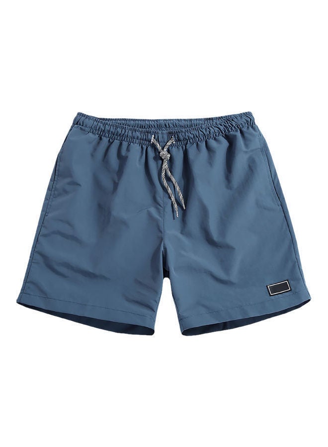 Solid Breathable Quick Dry Shorts Lake Blue