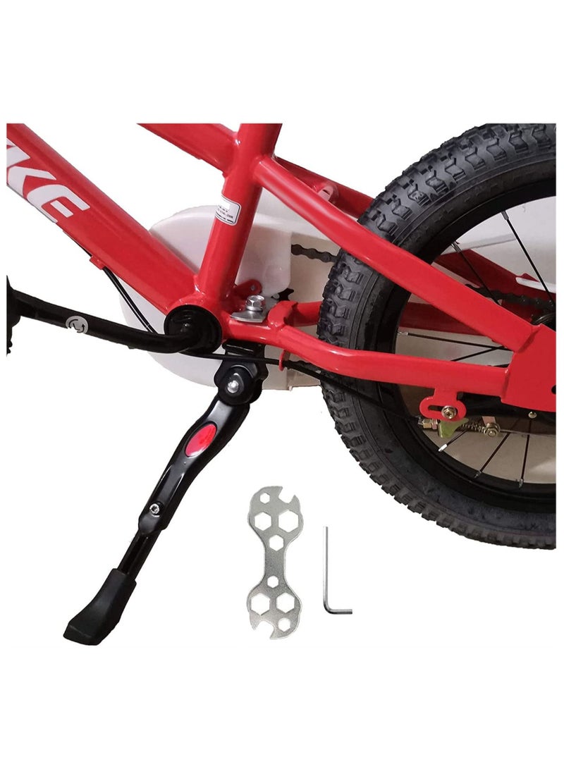 Kickstand for Kids Bike, Bicycle Kickstands Center Mount 16 18 20 Inch Bicycles Adjustable Aluminum Alloy 16-18-20 inch Mountain Bike