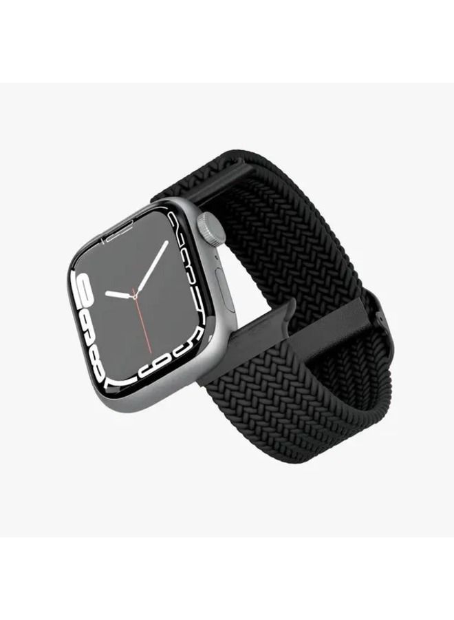 Levelo Crisben Watch Strap for Apple Watch 45/44/42mm - Black