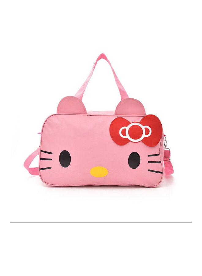Hello Kitty Printed Duffel Bag Pink