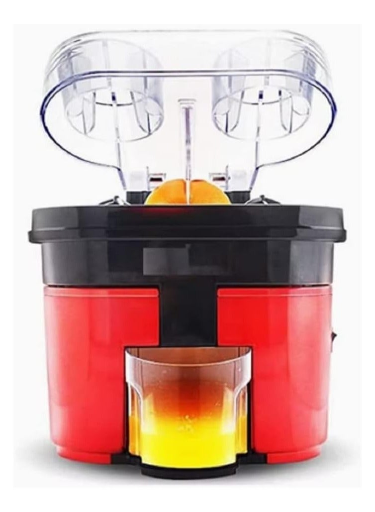 Delightful Duo Electric Double Twin Orange Juice Maker 90W Citrus Squeezer with Anti-Drip Valve for Fresh and Zesty Home Juicing Experience