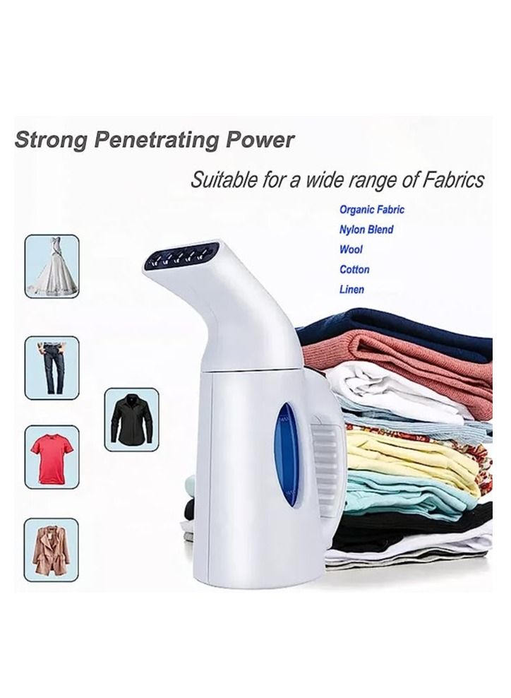 Professional Handheld Steam Iron 130ml Water Line Capacity Portable Clothes Steamer Fast Heating Multifunctional Powerful Steamer Suitable for Home and Travel