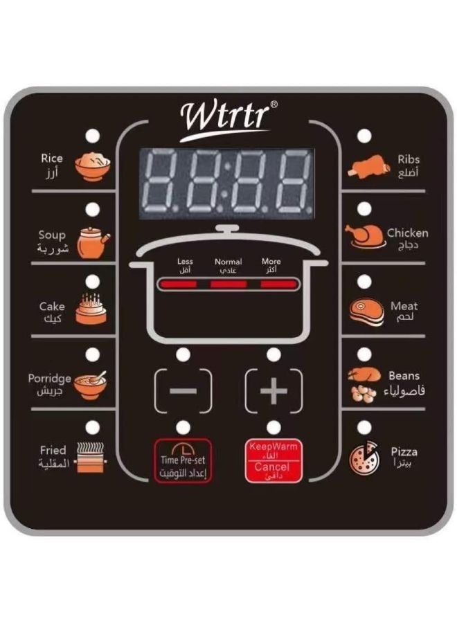 7L WTR-7007 Multifunctional Stainless Steel Electric Pressure Cooker