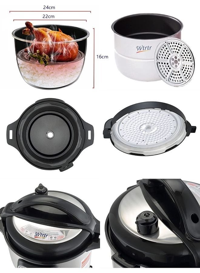 7L WTR-7007 Multifunctional Stainless Steel Electric Pressure Cooker