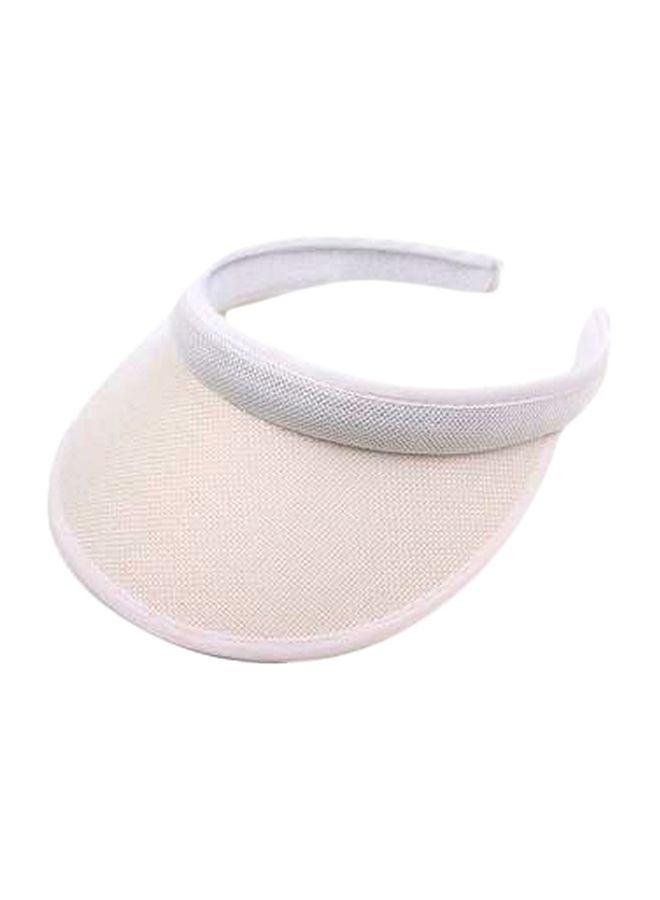 Fabric Sun Hat White