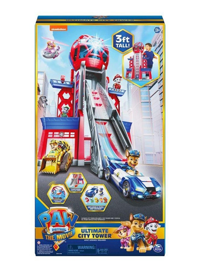 Paw Patrol The Movie Ultimate City Tower Playset 3feet