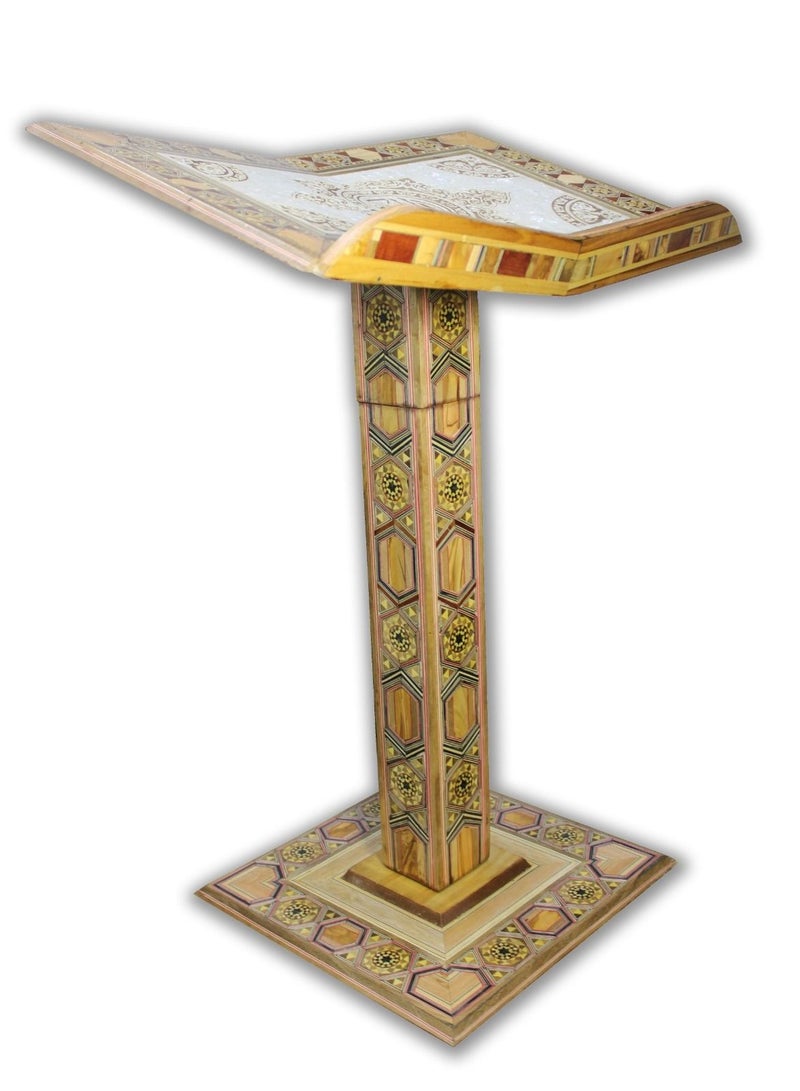 Damascene Mosaic Quran Stand Midum Size