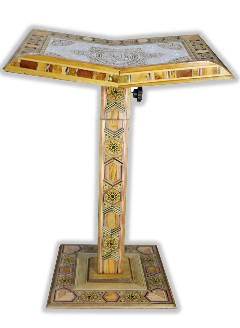 Damascene Mosaic Quran Stand Midum Size