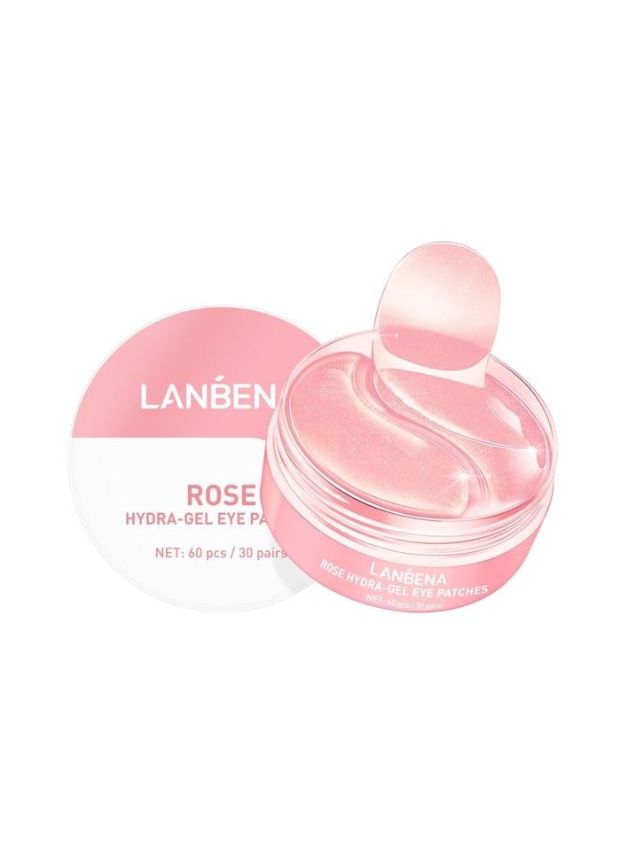 Lanbena Rose Hydra-Gel Eye Patches 30 Pairs