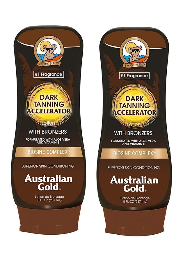 Dark Tanning Accelerator Lotion With Bronzers 237ml