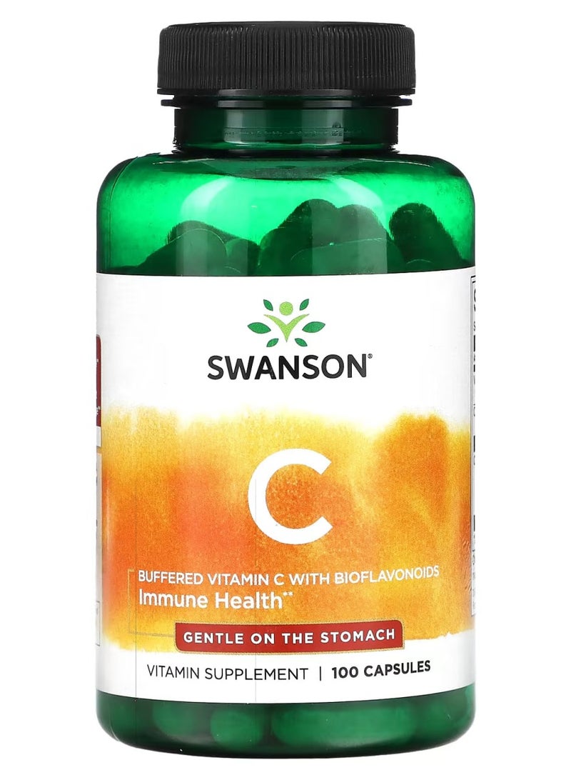 Buffered Vitamin C with Bioflavonoids, 100 Capsules