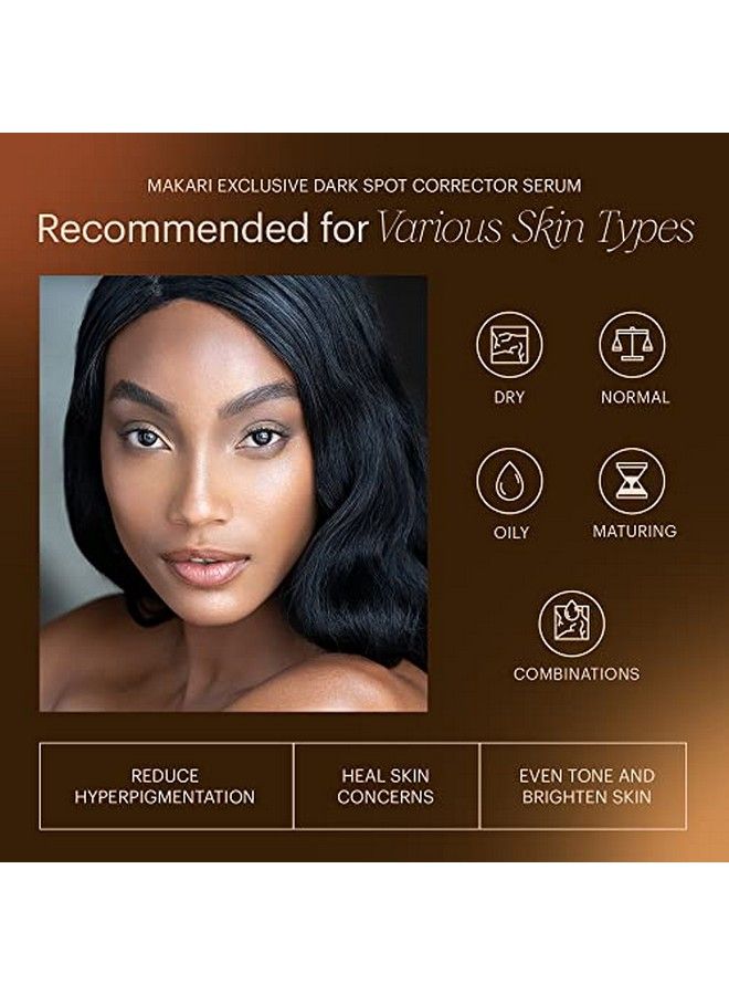 Exclusive Active Intense Unify & Illuminate Dark Spot Corrector Serum (17 Oz) ; Lightweight Gelcream Treatment For Dark Spots Sunburn & Dark Knuckles ; Brightening Booster With Organiclarine