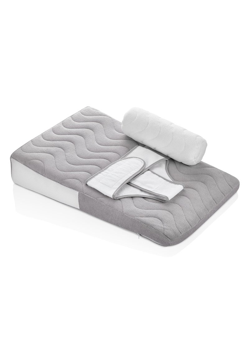 Reflux Pillow With Belt, 0-6 Months, Grey