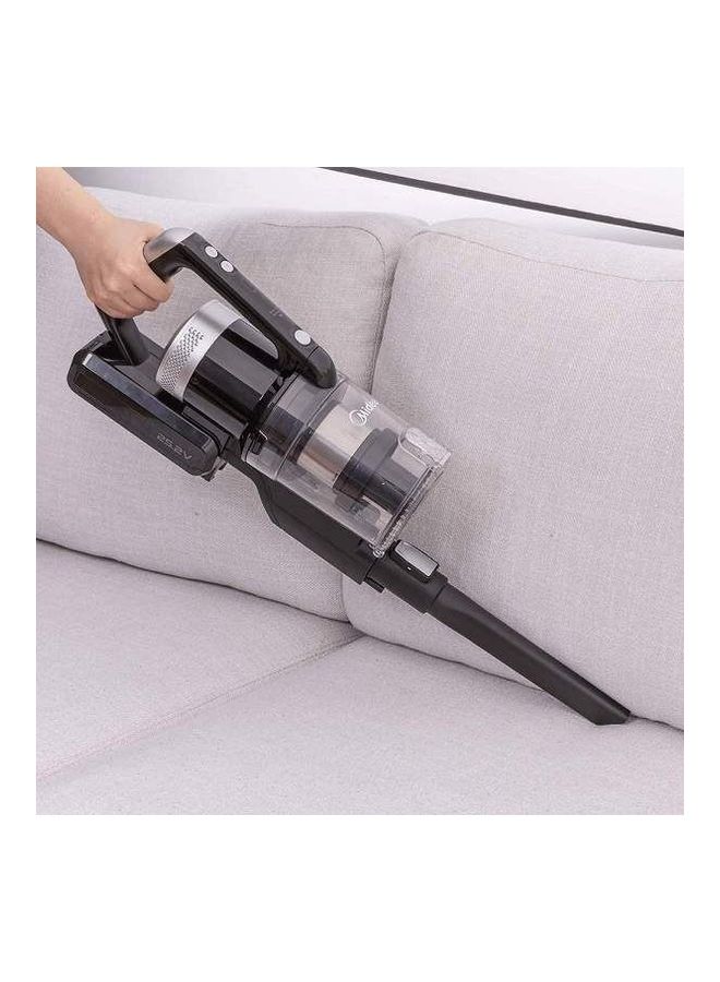 Lightweight Hand Held Cordless Up-Right Stick Vacuum Cleaner, 2-in-1, Powerful Suction, LED Indicator, Multi Surface - Carpets, Car Interior, Sofa, Corner gaps, Best for Home & Office 350 W P20SA Black