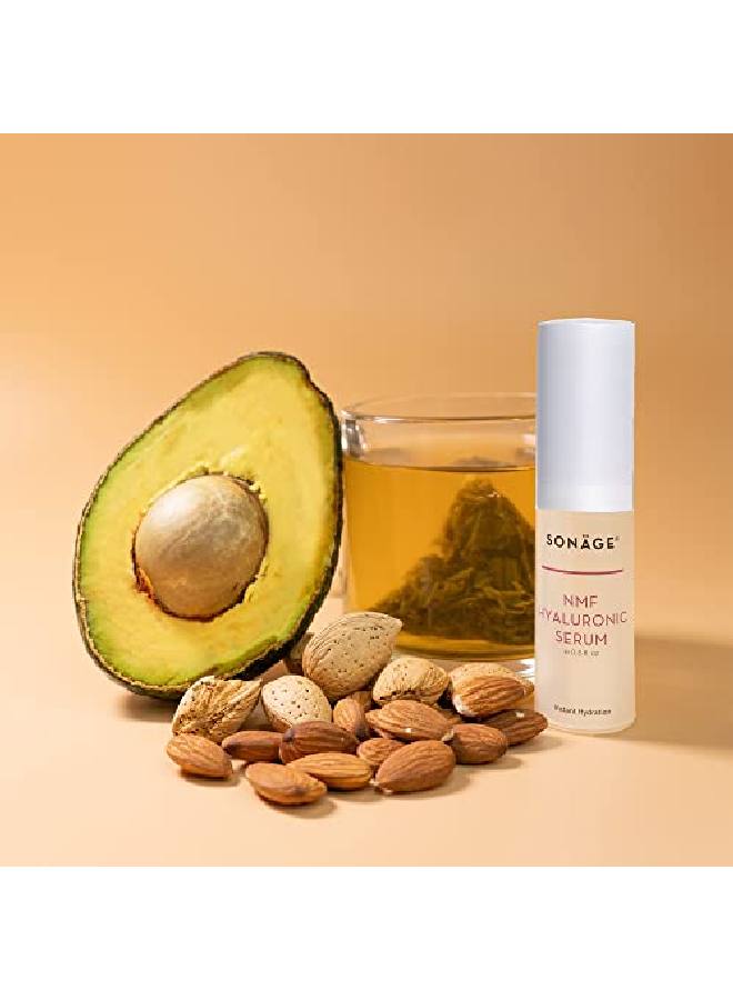 Nmf Hyaluronic Serum ; Hyaluronic Acid Serum For Face ; Antiwrinkle Antiaging ; Organic Ingredients ; Professional Grade ; Crueltyfree