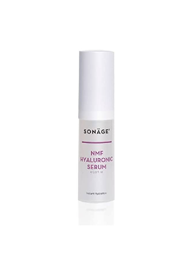Nmf Hyaluronic Serum ; Hyaluronic Acid Serum For Face ; Antiwrinkle Antiaging ; Organic Ingredients ; Professional Grade ; Crueltyfree