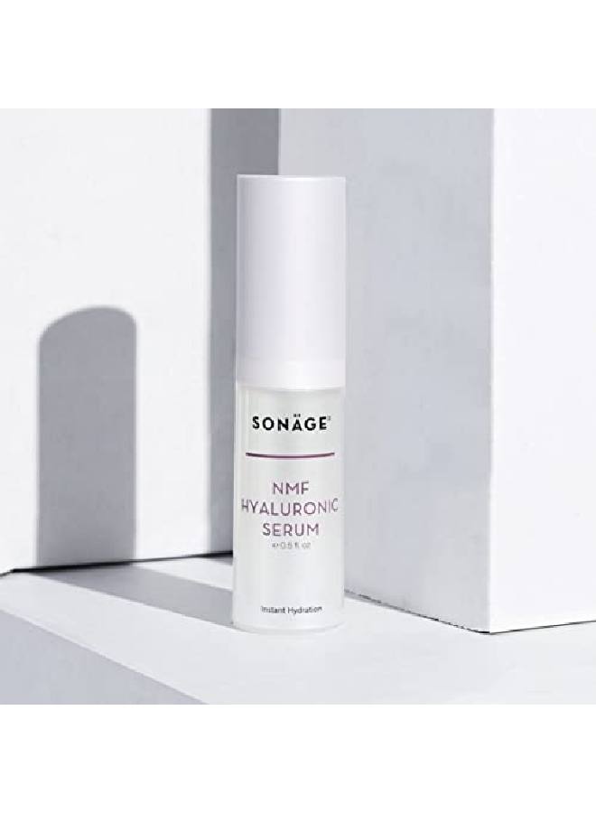 Nmf Hyaluronic Serum ; Hyaluronic Acid Serum For Face ; Antiwrinkle Antiaging ; Organic Ingredients ; Professional Grade ; Crueltyfree