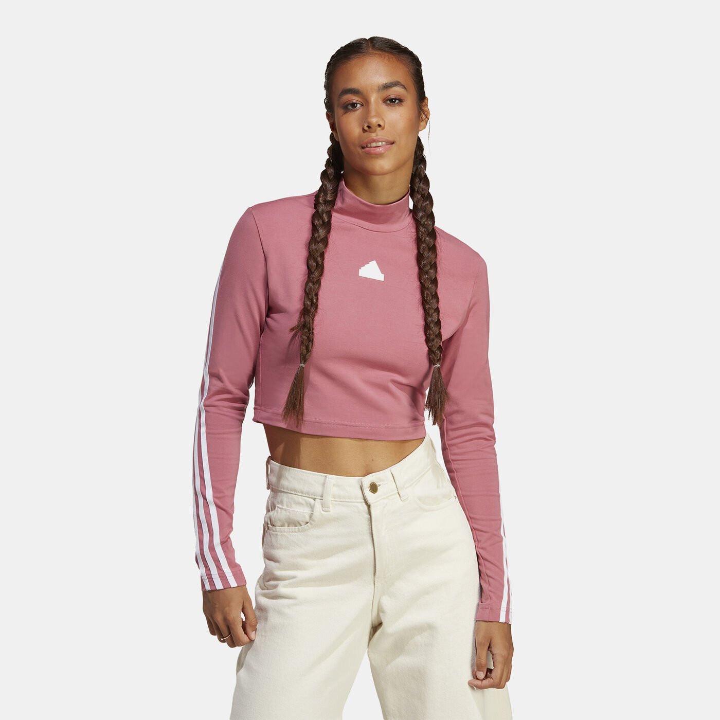 Women's Future Icons 3-Sripes Crop Top