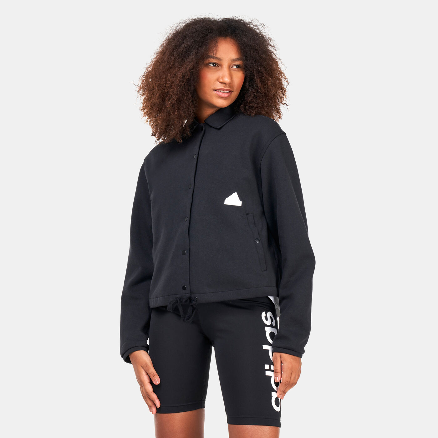 Women's Knitted Coach Jacket