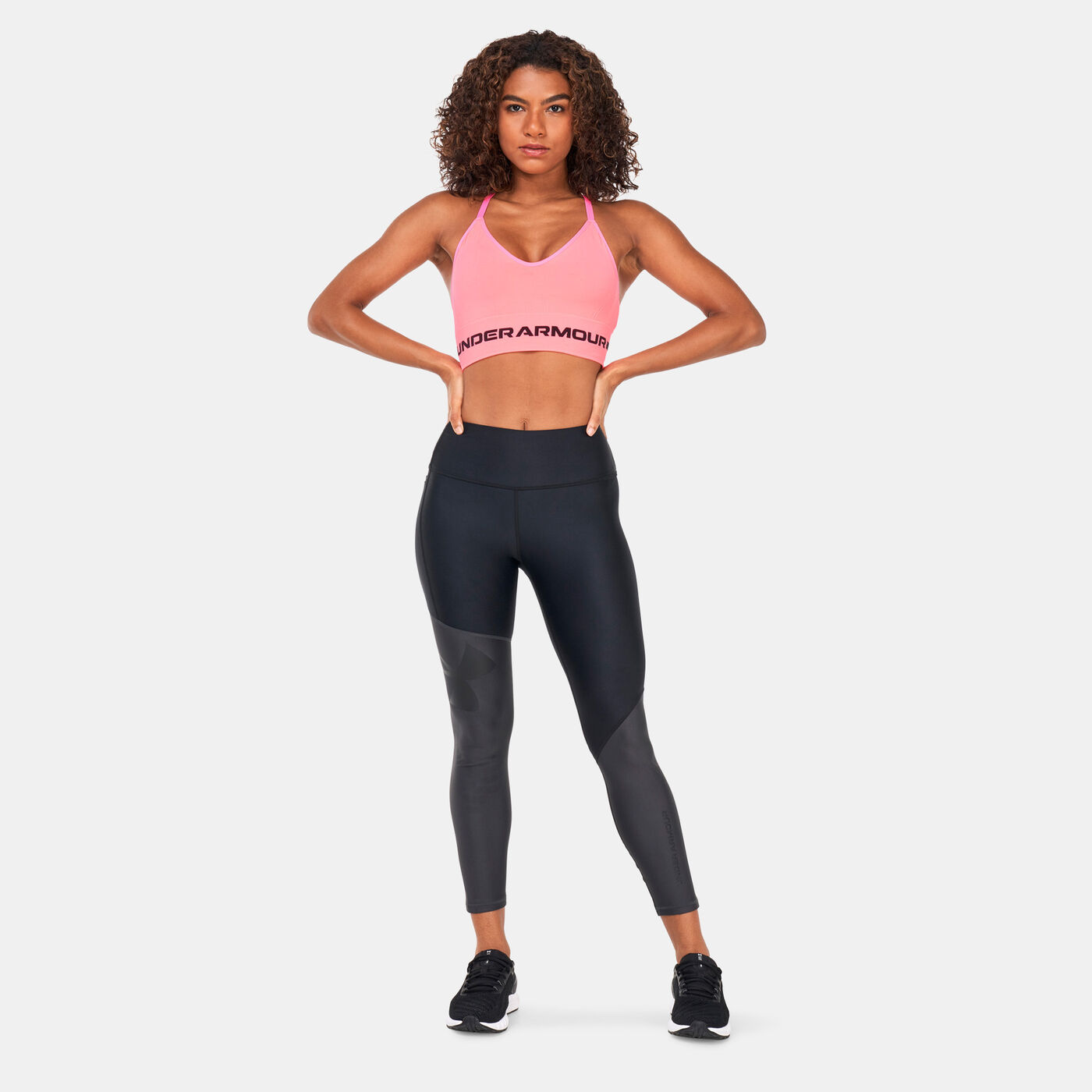Women's Seamless Long Heather Sports Bra