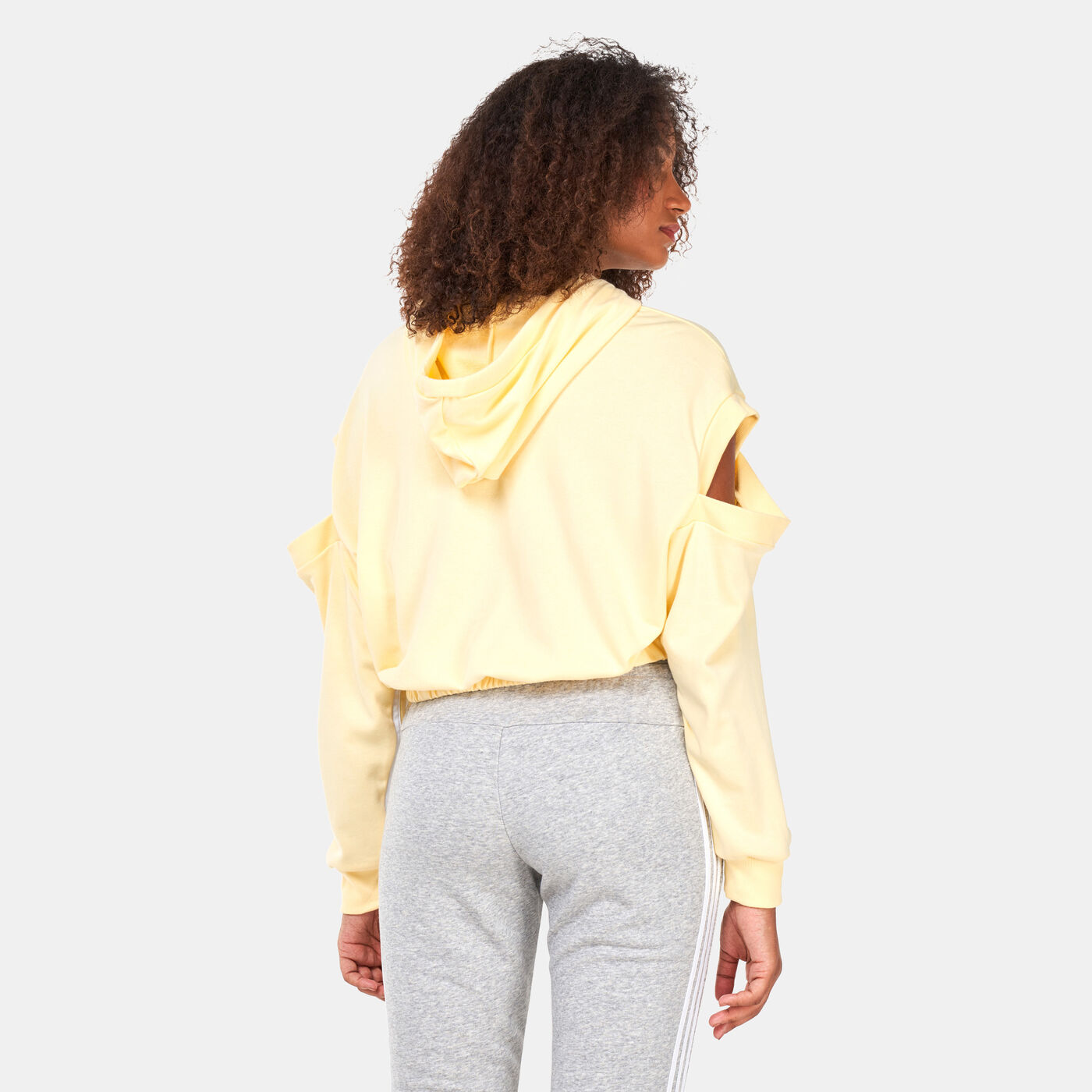Women's Hyperglam 3-Stripes with Cutout Detail Hoodie