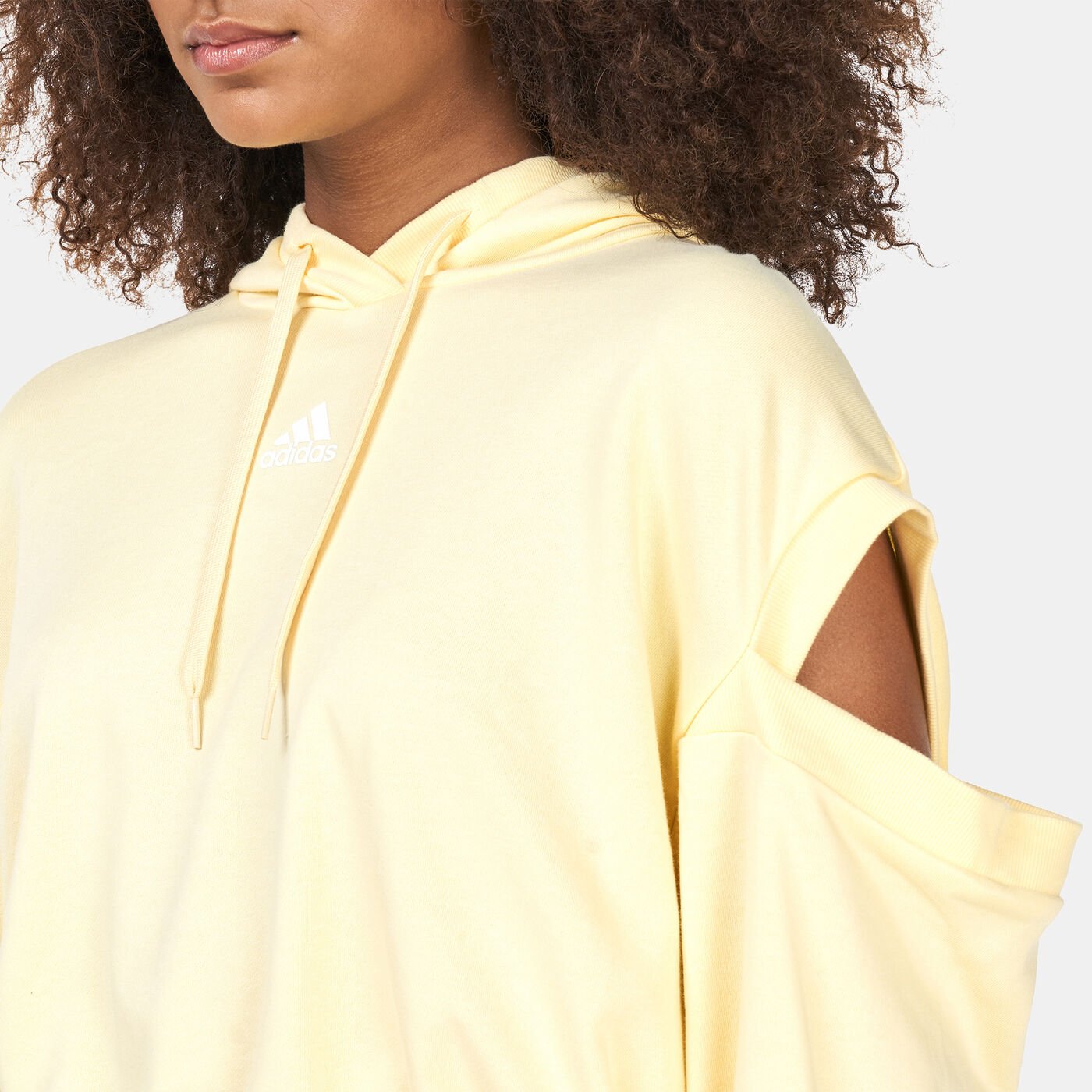 Women's Hyperglam 3-Stripes with Cutout Detail Hoodie