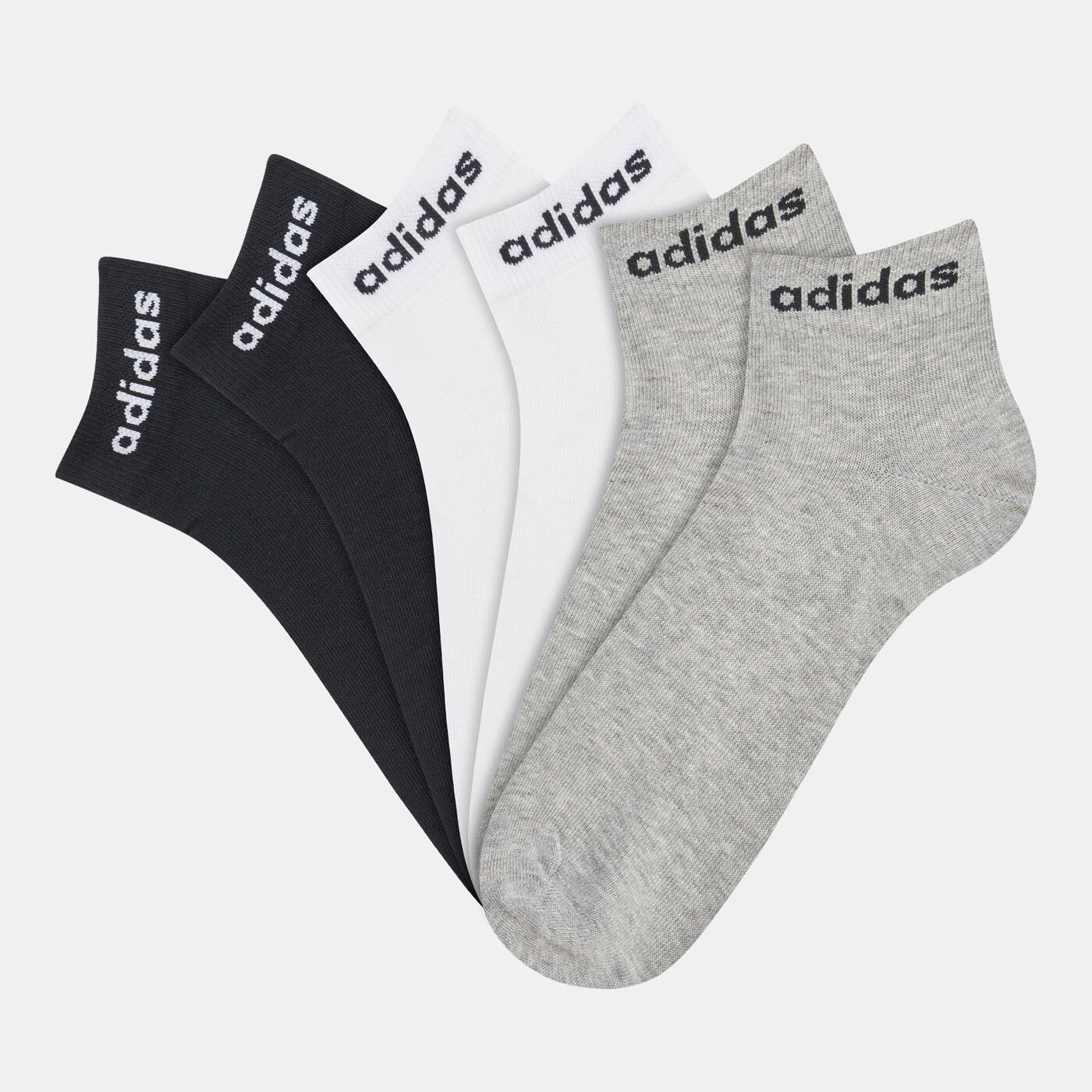 No-Cushioned Ankle Socks (3 Pack)