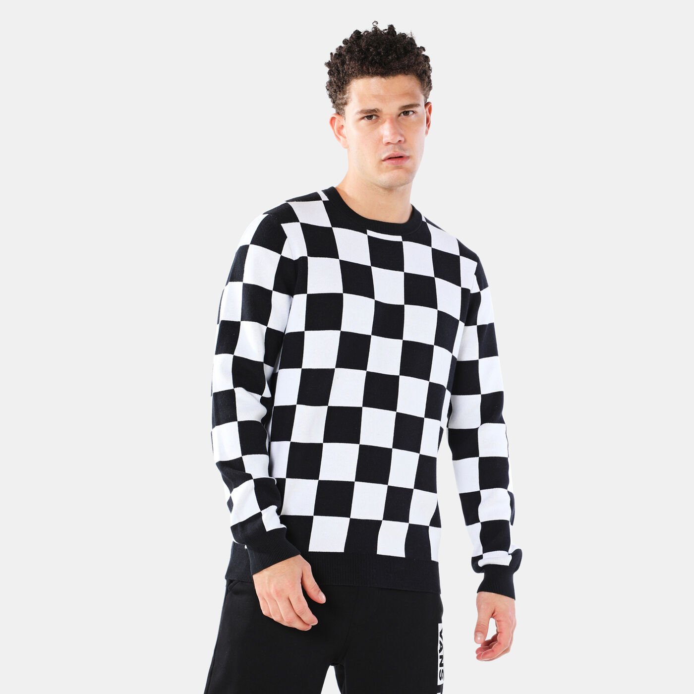 Men's Checkered Sweatshirt