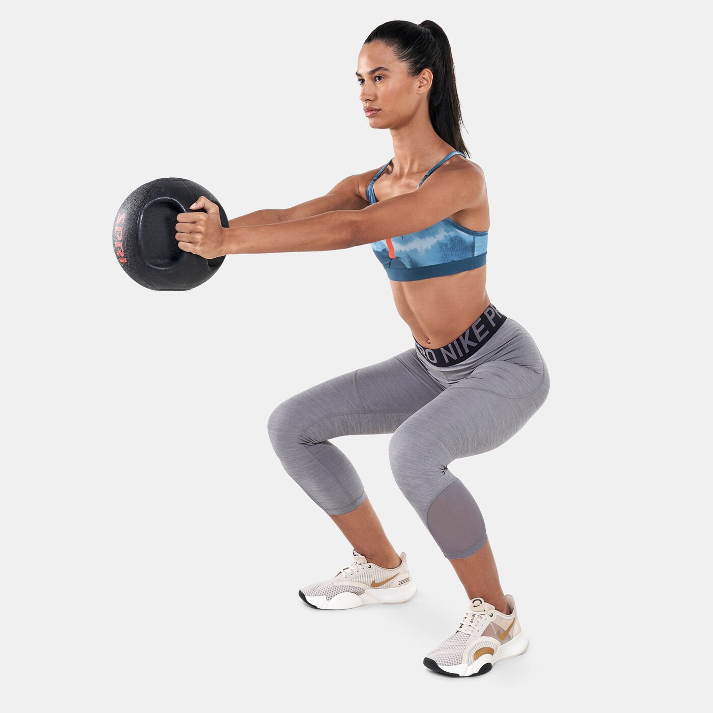 Women's Indy Dye Allover Print Sports Bra