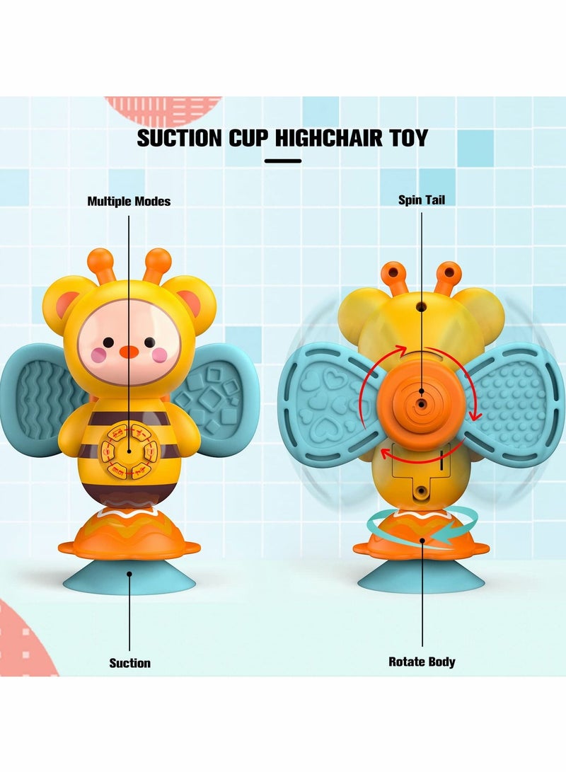 Yellow Bee Toy with Music and LED Lights Infant Light Up Toys