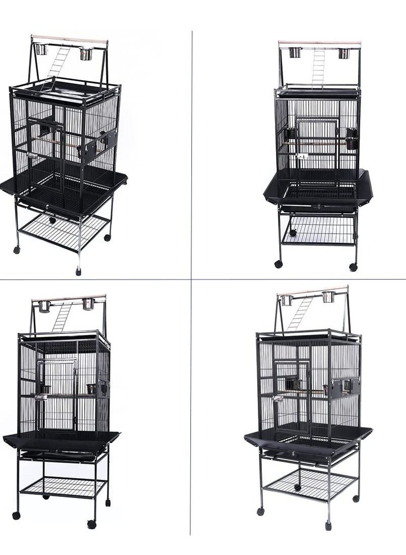 Neostyle Bird Cage Large With Play Top and Rolling Stand