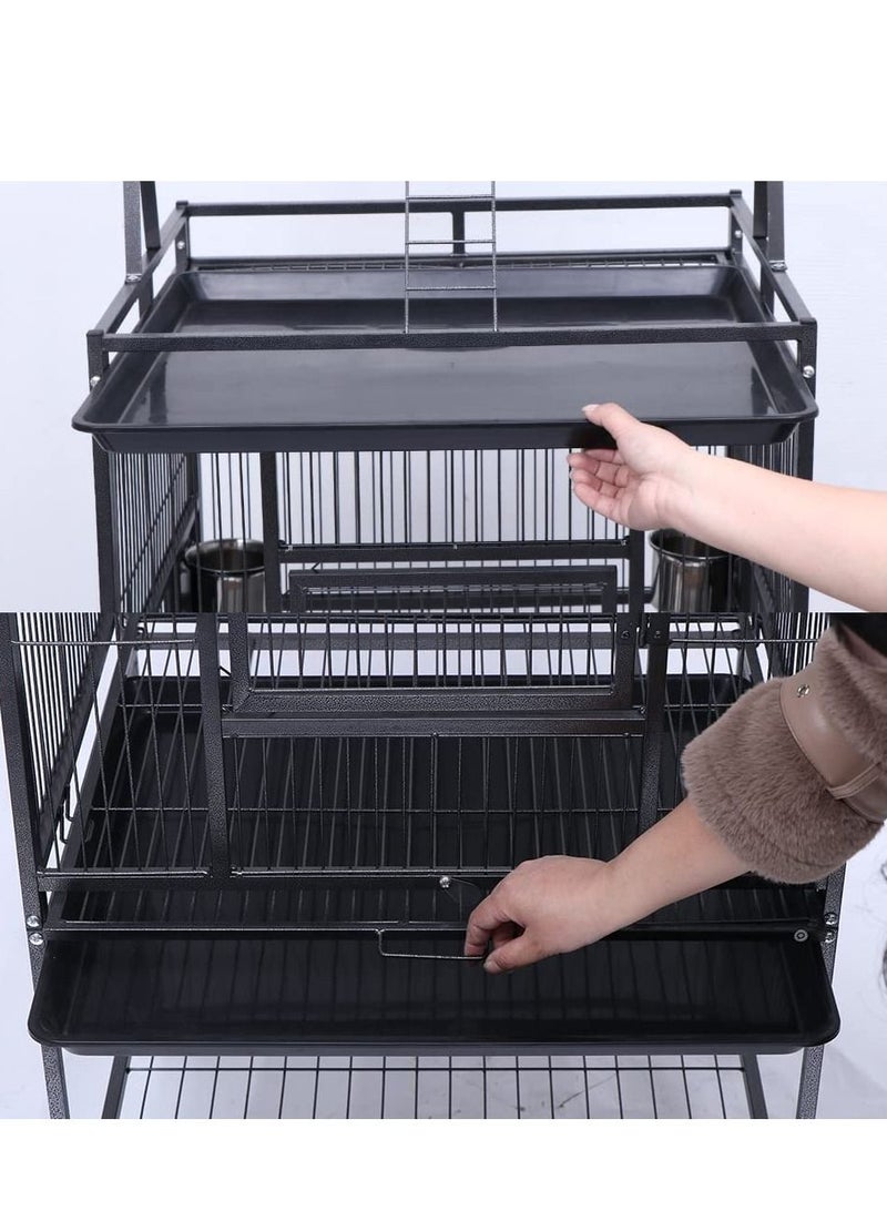 Neostyle Bird Cage Large With Play Top and Rolling Stand