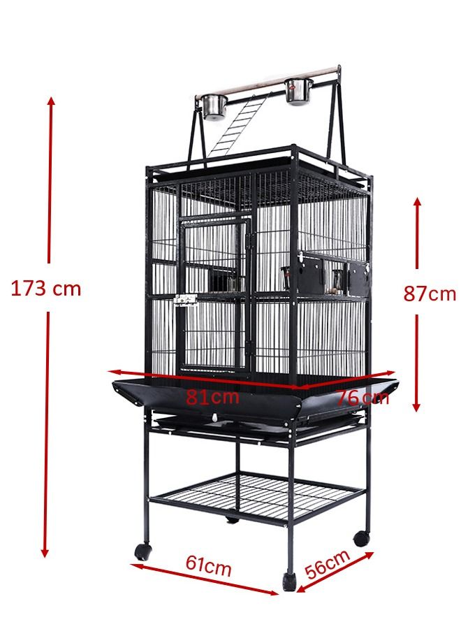 Neostyle Bird Cage Large With Play Top and Rolling Stand