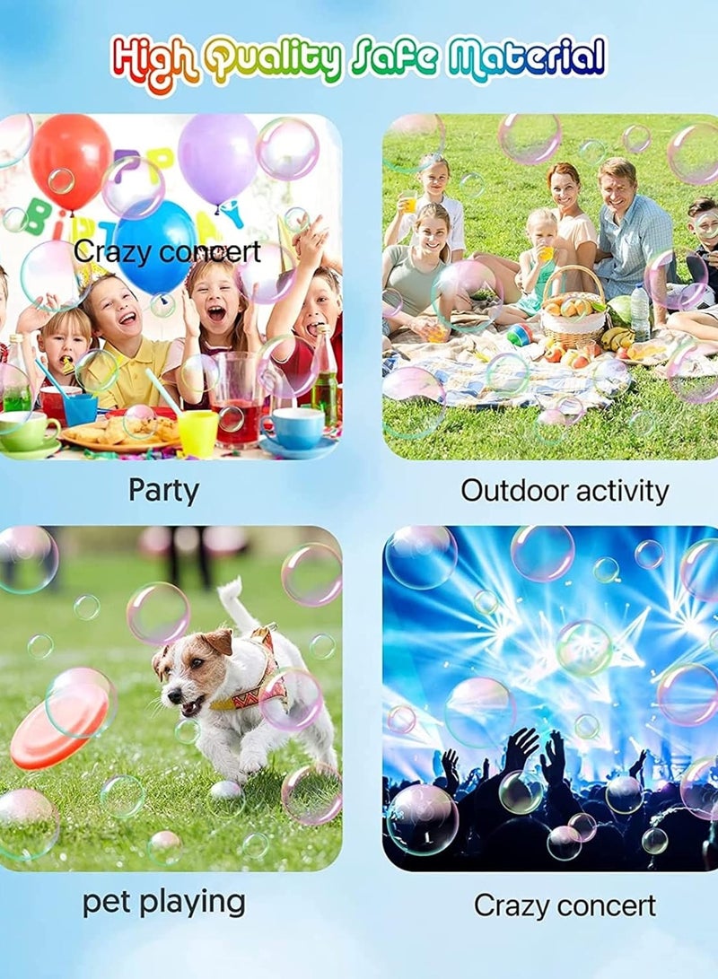 Bubble Machine for Kids Ages Makers with 1 Bottle Solution Refill Blower Toy Toddlers Boys Girls Gifts Maker Backyard Birthday Parties