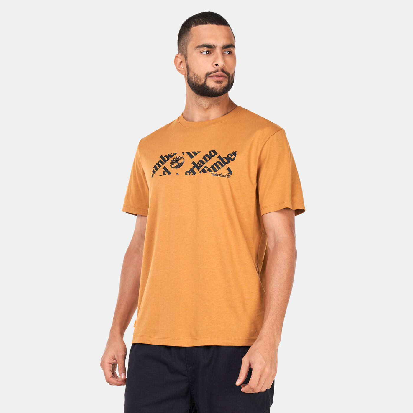 Men's Linear Logo Print T-Shirt