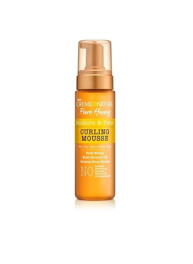 Pure Honey Moisture & Twist Curling Mousse 7 Oz
