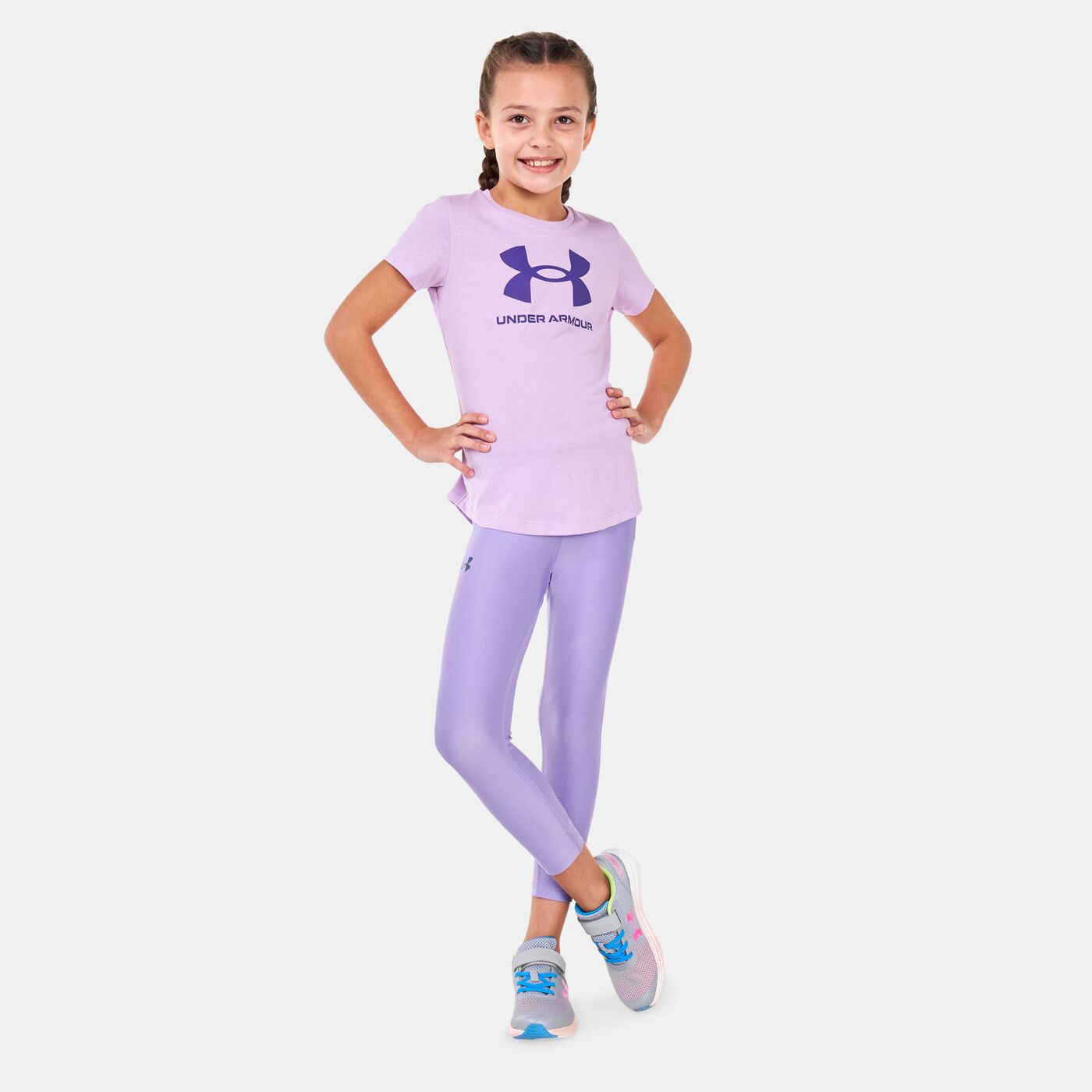 Kids' HeatGear® Armour Crop Leggings