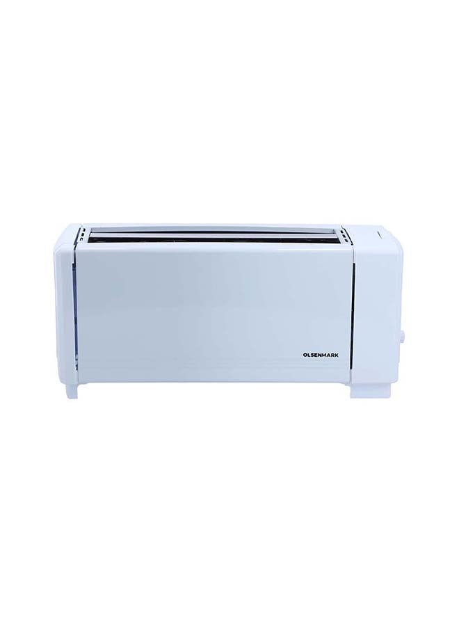 4 Slice Automatic Pop-Up Bread Toaster 1300.0 W OMBT2493 White