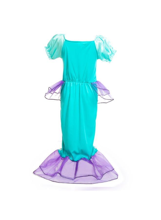 Bowknot Pattern Mermaid Fashion Party Dress Green