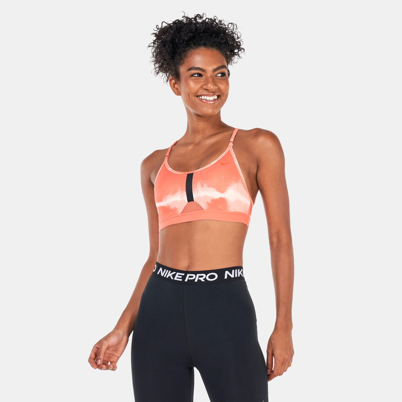 Women's Indy Dye Allover Print Sports Bra