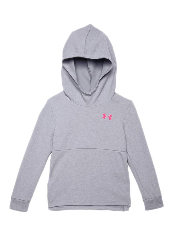 Unstoppable Solid Design Hoodie Grey