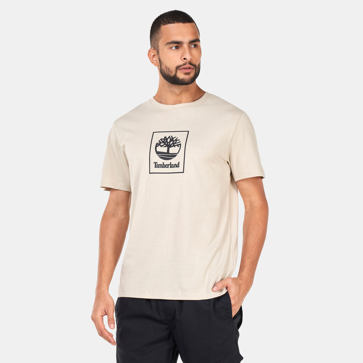 Men's Stack Logo Print T-Shirt