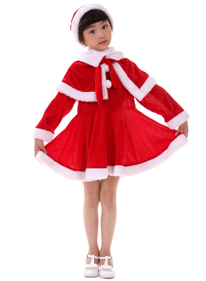 Santa Inspired Party Costume Set Red/White