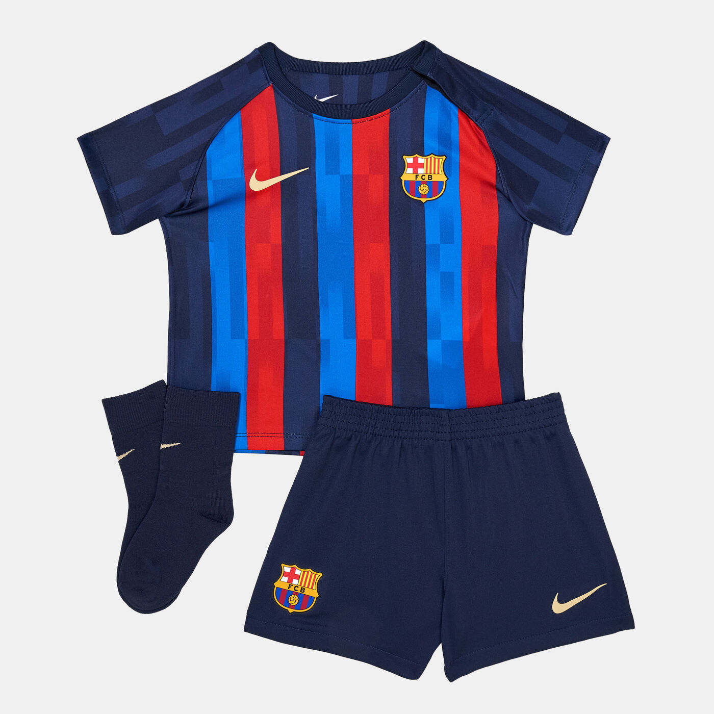 Kids' F.C. Barcelona Home Football Kit - 2022/23 (Baby & Toddler)